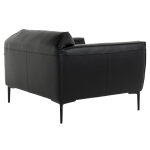 Кожен фотьойл RONDE LUX -1 - черен