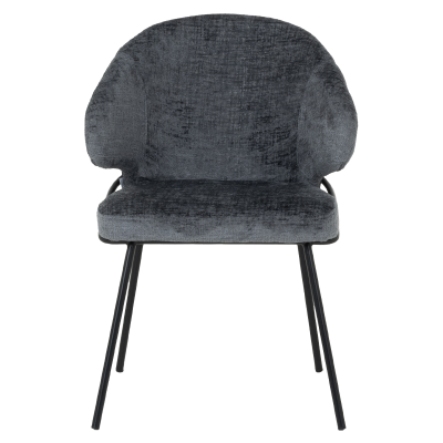 Трапезен стол RENO - сиво-син