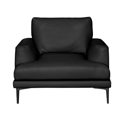 Кожен фотьойл GRASTEN LUX - черен