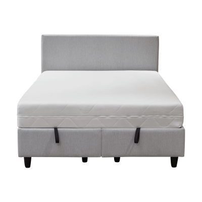 Тапицирана спалня с матрак GRASSE 160 x 200 - сив 102