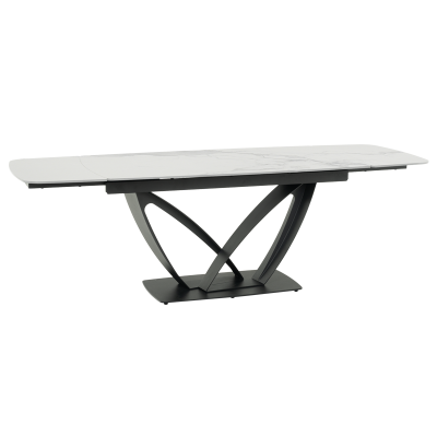 Разтегателна трапезна маса TORUN - бяла