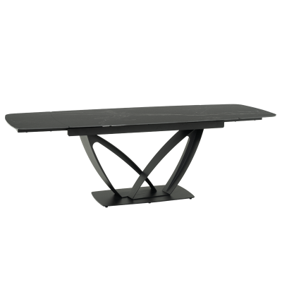 Разтегателна трапезна маса TORUN - черна