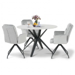 Трапезна маса BUK - бяла