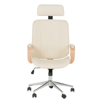 Президентски офис стол Carmen 6404 - бук-крем