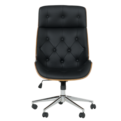 Офис кресло Carmen 6407 - орех-черен