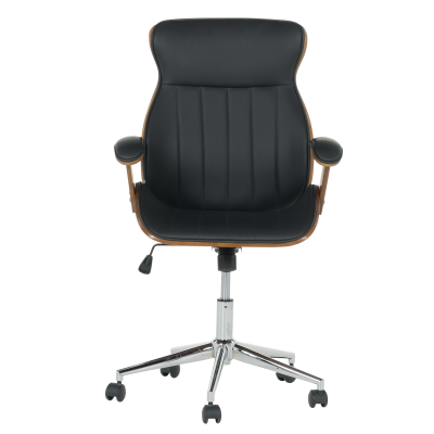 Президентски офис стол Carmen 6408 - орех-черен