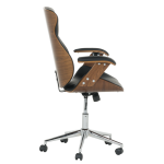 Президентски офис стол Carmen 6408 - орех-черен