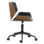 Президентски офис стол Carmen 6409 - орех-черен