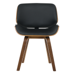 Трапезен стол Carmen 9976 - орех-черен