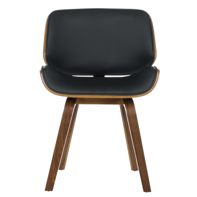 Трапезен стол Carmen 9976 - орех-черен