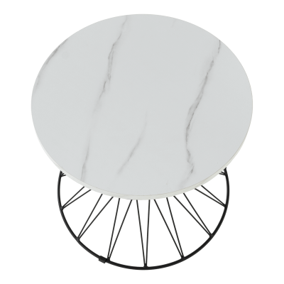 Помощна холна маса HENAN - бяла