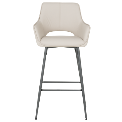 Бар стол TELFORD 2 силиконова кожа - капучино 04