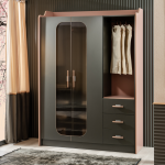 Трикрилен детски гардероб VALENCIA