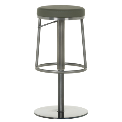 Бар стол BEZU - черно-зелен BG