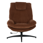 Кресло с табуретка PORTO - кафяво