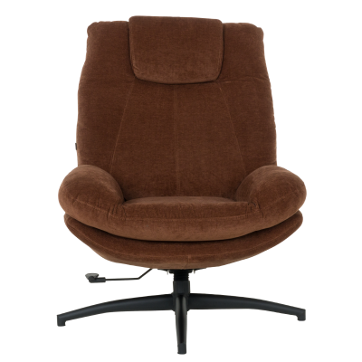 Кресло с табуретка PORTO - кафяво