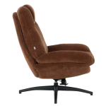 Кресло с табуретка PORTO - кафяво