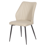 Трапезен стол LAREDO Y еко кожа - крем 79