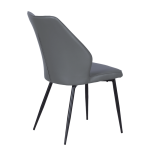 Трапезен стол LAREDO Y еко кожа - тъмносив 14