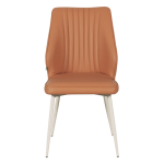 Трапезен стол LAREDO 1 Y силиконова кожа - тъмнооранжев 20