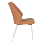 Трапезен стол LAREDO 1 Y силиконова кожа - тъмнооранжев 20