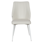 Трапезен стол LAREDO 3 Y силиконова кожа - шампанско 02