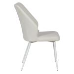 Трапезен стол LAREDO 3 Y силиконова кожа - шампанско 02