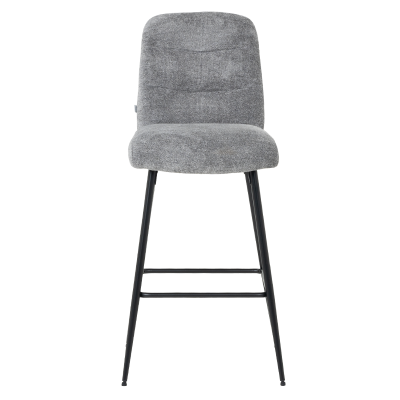 Бар стол ALFORD - светлосив XV