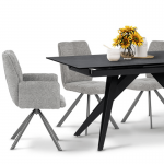 Трапезен стол BURY 2 - сив R 07