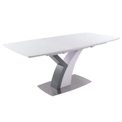 Разтегателна трапезна маса OMIS - бяла