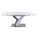 Разтегателна трапезна маса OMIS - бяла