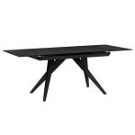 Разтегателна трапезна маса KONIN - черна