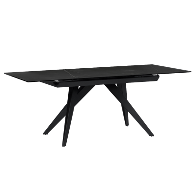 Разтегателна трапезна маса KONIN - черна
