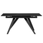 Разтегателна трапезна маса KONIN - черна