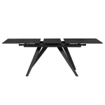 Разтегателна трапезна маса KONIN - черна