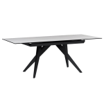 Разтегателна трапезна маса KONIN - бяла