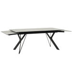 Разтегателна трапезна маса MARKI - бяла