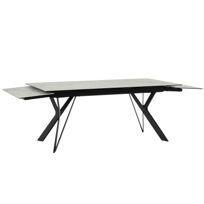 Разтегателна трапезна маса MARKI - бяла