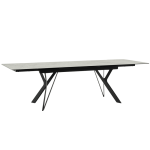 Разтегателна трапезна маса MARKI - бяла