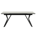 Разтегателна трапезна маса MARKI - бяла