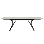 Разтегателна трапезна маса MARKI - бяла