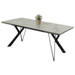 Разтегателна трапезна маса MARKI - бяла