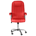 Президентски офис стол Carmen 6181 - червен