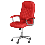 Президентски офис стол Carmen 6181 - червен