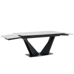 Разтегателна трапезна маса LEGNICA - бяла