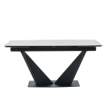 Разтегателна трапезна маса LEGNICA - бяла