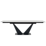 Разтегателна трапезна маса LEGNICA - бяла