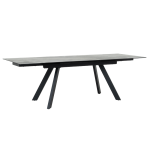 Разтегателна трапезна маса BARCIN - сив / кафяв
