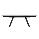 Разтегателна трапезна маса BARCIN - сив / кафяв