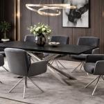 Разтегателна трапезна маса KIKOL - кафява